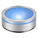 IFOLAINALEDレインボーコースター円型光る台座ライトステージハーバリウムライト光るタッチセンサー式台座間接照明オブジェディスプレイライトフィギュアスタン...