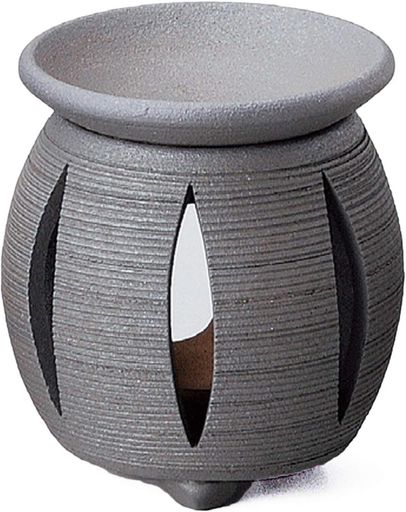 ヤマキイカイ(Yamakiikai)万水黒筋引カット茶香炉Y1114