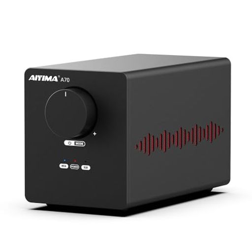 AIYIMA A70 PFFB付きバランスステレオアンプ、TPA3255 デスクトップ・ホームシアター用2チャンネルクラスDアンプ ブ…