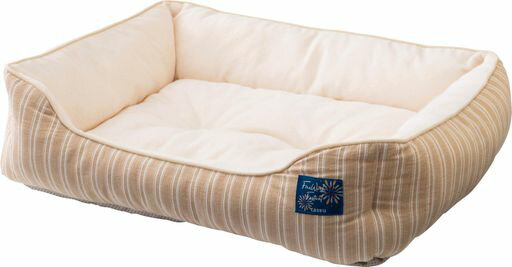 スクエアベッドS初夏のペットベッドtassuタッスストライプ168-6246A1