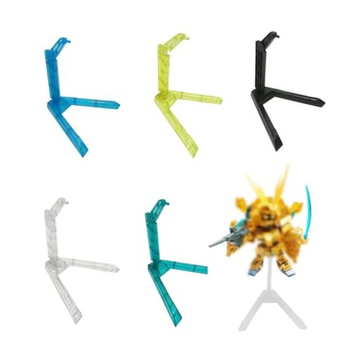 Liroyalプラモデルスタンド(5個入)ディスプレイスタンド台座立てアクションベースブラケットベース組み..