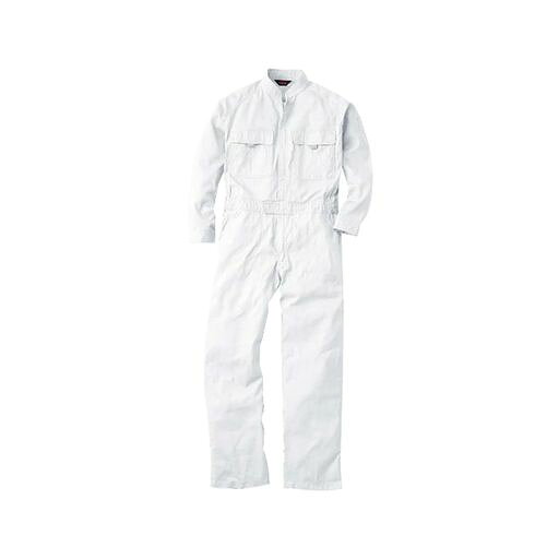 [SOWA]つなぎ9000オーバーオール続き服長袖16カラー(Mホワイト)