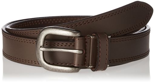 [カジメイク]ダブルステッチベルト30mm01627626800768007チョコM