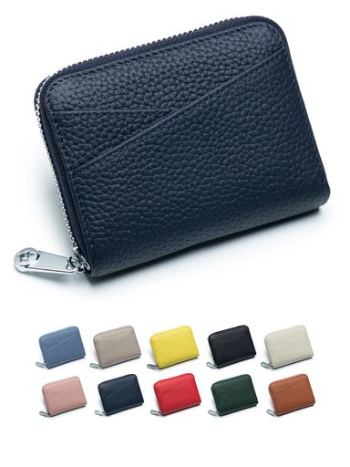 【ミニ財布・ジャバラ式カードケース一体型】コンパクトなのに、ジャバラでたっぷり収納。このミニ財布は、中央に10個のカードスロットを配置し、左右に広めポケットを各1つ備えています。これにより、合計で最大約18枚のカードを収納可能です。さらに、独立した小銭入れスペースを設けています。サイズ:約縦11cmx横8.5cmxマチ2.5cm、重さ約102g。 【RFID/NFC盗難防止(スキミング防止)機能】電車や人混みでのスキミング被害、もう心配いりません。本品は最新のRFID遮断技術を採用。あなたのクレジットカードやパスポートのデータを、見えないところから守る堅牢な盾です。おしゃれなデザインそのままに、高度な防犯機能を内蔵。日常に潜むデジタル窃盗から、安心をプラスしました。 【高級本革の質感と耐久性】素材には、植物タンニンのみで丁寧に鞣された上質な牛革を採用。時間が育てる風合いと、日常の使用に耐える高い耐久性を兼ね備えています。アンティックな風合いと豊かなシボの表情、しっとり柔らかな手触りが特徴。使い込むほどなじみ、色つやの味わいを深めます。