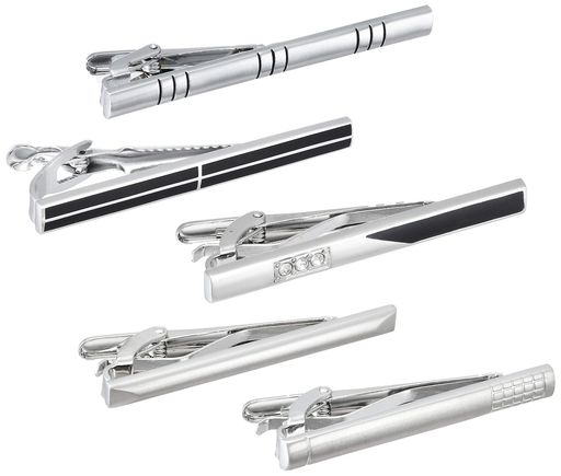 [ドレスコード101]タイピンセット(5本セット)メンズネクタイピンタイバーフォーマルTIEPIN-3SETAセット..