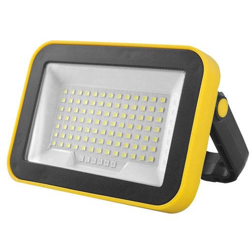 【超高輝度】96粒 200W ハイパワーLEDを搭載して、全光束4000ルーメン、非常に明るく、持ち手が付いて、コードレス軽量なタイプで、とても便利なライトです。本充電式LED投光器は機動性に優れています。本体部は90°回転できる上。高拡散・120°高角度照射、様々な場所が照射できます。 【超長点灯時間】高品質の大容量充電式バッテリーは充電完了したら、強光模式連続点灯時間約4-6時間、弱光模式連続点灯時間約6-8時間、夜間で使ったら輝度は十分です。 【二種点灯モード 】1弱い光 2強い光。ウォーニングランプとして使えます。震災の時は非常灯としてもとてもいいです。 【IP65防塵防水規格】表面は優れたプラスチックで、長い年月を経ても磨損しない、きれいに長持ちさせます。それに、先進的IP65の防水機能はあります。防塵防水・防水規格、全天候が対応できて外に設置した場合は雨の日にもご利用できます。 【様々な用途】主な用途:キャンプ、アウトドア、夜間、災害時への備え、現場工事、駐車場、集魚灯、作業灯にも様々な場所で活躍します。農業機械、船舶照明、建設機械、交通整理に、事故救援に。