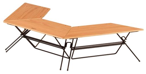 ハングアウト(HangOut)焚き火テーブルアーチテーブルArchTableFRT-7030WDウッド3連結