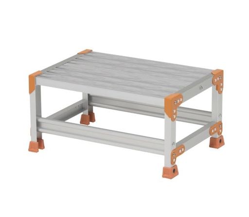 ピカ(PiCa)作業用踏み台DanchiシリーズFGR1段H300xW600xD425踏み面グレーチングタイプ滑り止め付き作業..