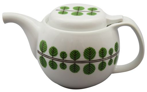 波佐見焼すりおろし機能付ジンジャーポット(茶こし付)緑の森ID-22-03