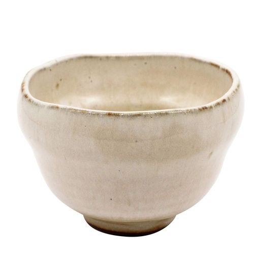 美濃焼皿飯碗湯呑み約260ml電子レンジ食洗機対応白釉変型日本製133-82015