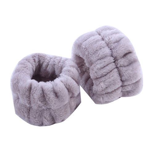 JIYAN2個のリストスパウォッシュバンドマイクロファイバーリストウォッシュタオルバンド洗顔用リストバ..