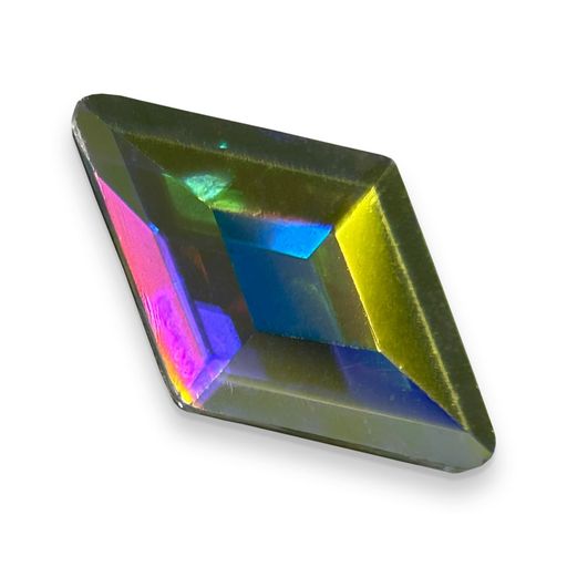 AURORAクリスタルダイヤモンドシェイプ-フラットバック5x3mmクリスタルAB20pcs