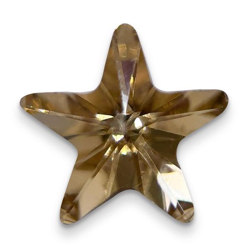 AURORAクリスタルスター-Vカット10mmライトコロラドトパーズ9pcs