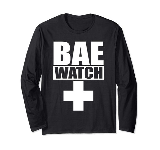 FunnyBaeWatchLoveMyBae長袖Tシャツ