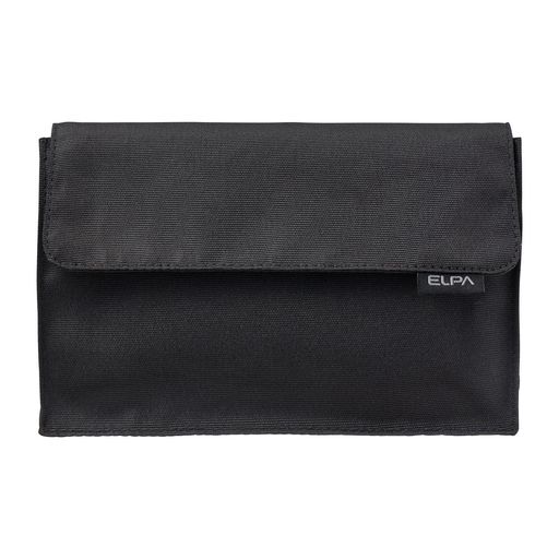 エルパ(ELPA) ノートPCポケット ノートパソコン ガジェット ポケット PC ポーチ 貼り付け 収納 マウス ケーブル アクセサリー ブラック OR-PO01(BK) daily-store-10362478 アクアデイリーストア パッケージ画像
