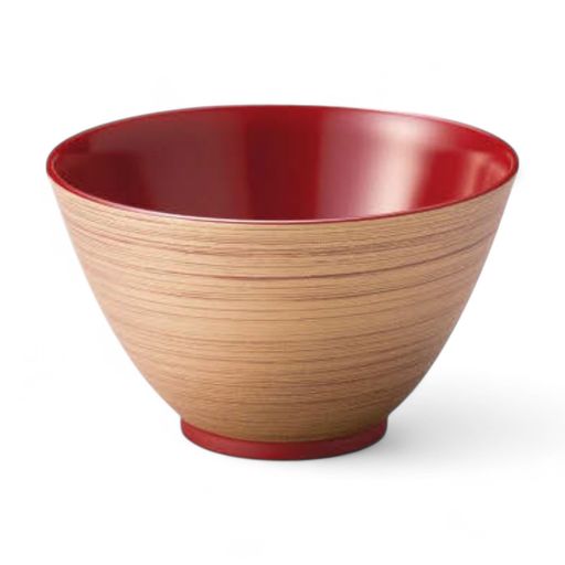 艶やかな光沢と奥行きのある風合いが、日常の食卓に静かな気品を添える器。和にも洋にも美しく調和し、佇まいそのものが暮らしに上質な余白をもたらします。 サイズ(mm):約 140φx84 材質・塗・加工:PET(樹脂)/ABS・ウレタン塗り 生産国:日本製 食洗機対応 電子レンジ対応