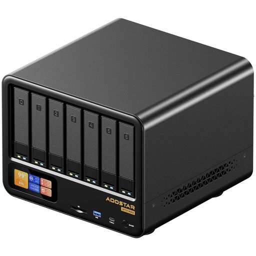 AOOSTAR WTR MAX 11 ベイ NAS ミニ PC / | AMD R7 PRO 8845HS 搭載ミニデスクトップ | Mini PC ある2.5/3.5 インチ S…