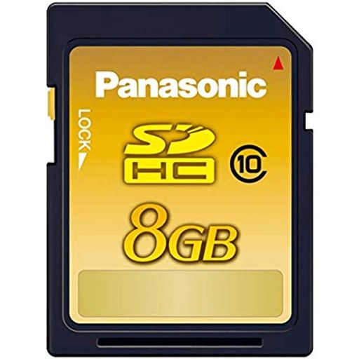 パナソニック8GBSDHCメモリーカードCLASS10RP-SDWA08GJK
