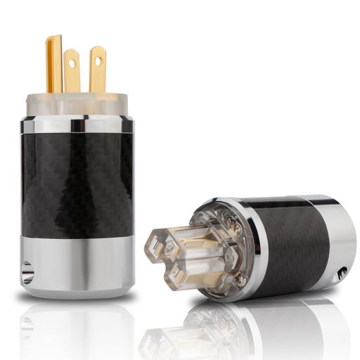 MONOSAUDIOオーディオ用電源プラグ金メッキ真鍮カーボンファイバー製シェル3ピン電源コネクタ15A250VパワープラグインレットプラグIEC320C13コネクターペアハイエンドオーディオグレード MONOSAUDIOオーディオ用電源プラグ金メッキ真鍮カーボンファイバー製シェル3ピン電源コネクタ15A250VパワープラグインレットプラグIEC320C13コネクターペアハイエンドオーディオグレード