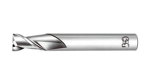 オーエスジーアルミ合金用2枚刃ハイススクエアエンドミルショート形外径26mm全長120mm刃長50mmシャンク径25mmAL-EDS26(81336)