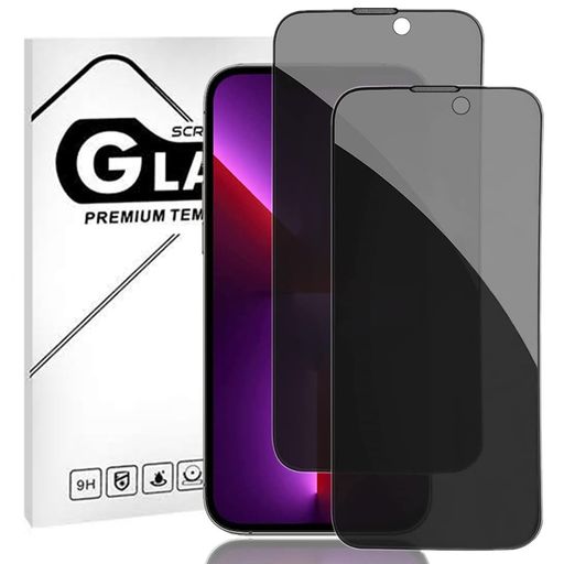 【2枚セット】【覗き見防止】iPhone16Pro覗き見防止ガラスフィルムプライバシー保護ラウンドエッジ高精度加工強化ガラス貼り付け簡単FaceIDに対応高硬度9H全面保護気泡無しアイフォン16Pro…