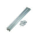 BULLSPANNスチールスポークJベンドサイクルスポーク自転車用ニップル付き254mmx2mm14G36本