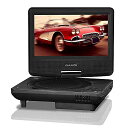 GAUDI 7型ワイド ポータブルDVDプレーヤー GPD07D1BK(2)