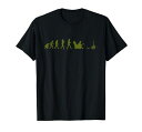 人類の進化ゲーマーコンピュータゲームデジタルワールドゲーマーズクラブジョイスティックワンキーボード戦士Tシャツ