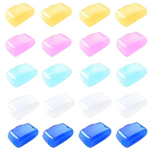 BaraRose歯ブラシキャップ歯ブラシキャップ子供歯ブラシ防塵ポータブル歯ブラシケース旅行するアウトド..