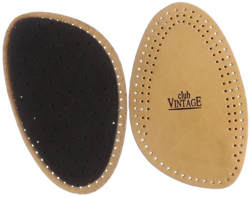 [M.モゥブレィ]天然シープレザー吸汗抗菌靴下1枚分のサイズ調整つま先だけパンプスハーフインソール革..