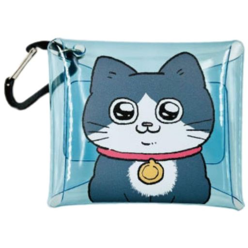 マリモクラフトねこに転生したおじさんクリアマルチケースSSプンチャン約W90xH75xD20mmMNO-011