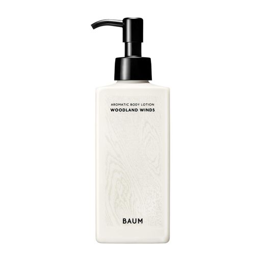 Baum(バウム)アロマティックボディローション1S180mL|トリートメント|ミルク|WOODLANDWINDSの香り|ボディケアアロマティック保湿森林浴ユニセックスギフトプレゼント誕生日|オーガニック