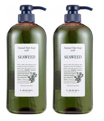 ルベルナチュラルヘアソープウィズSWシーウィード720ml2個セット
