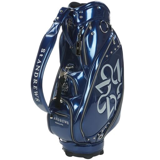 [セントアンドリュース][ユニセックス][継続定番商品]キャディバッグ8.5型エナメルキャディーバッグ8.5..