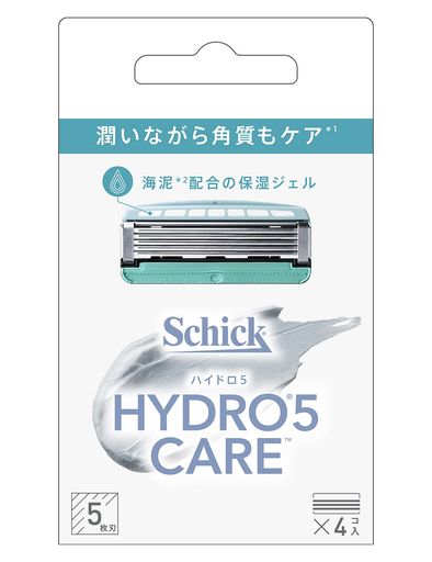 Schick(シック)ハイドロ5ケア替刃(4コ入)髭剃りカミソリ