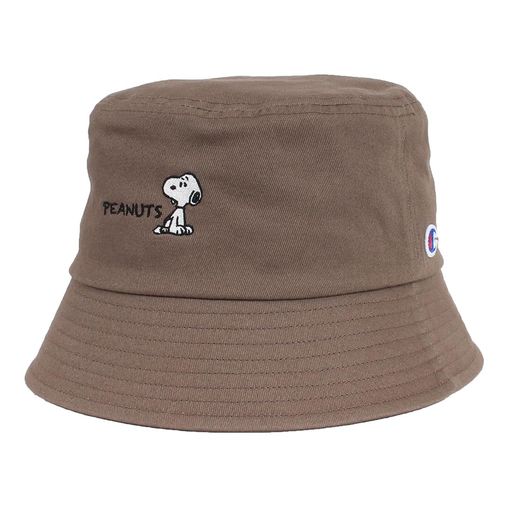 ChampionxPEANUTSバケットハット187-110Aモカブラウン58cm