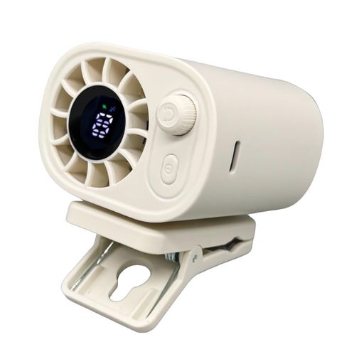 電源:DC5V/1A 定格消費電力:5W 風量:01~100段階調節/5段階(01/25/50/75/100)調節 電池容量:リチウムポリマー電池1800mAh 充電ポート:USBType-C 充電時間(約):2.5時間 使用時間(約):(01段階)5時間/(100段階)1.5時間 使用環境温度:0°C~40°C