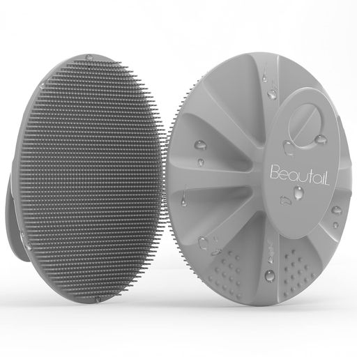 BEAUTAILシリコンボディスクラバーシャワーバスウォッシュブラシジェントルエクスフォリエイティングス..