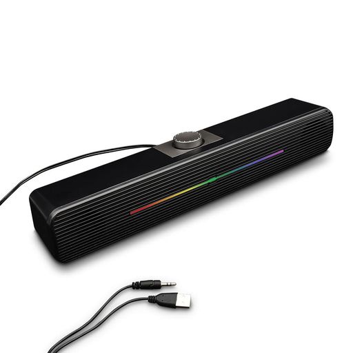 JTT イルミネーションサウンドBAR USB給電 3.5mm3極プラグ JTSOUNDBAR