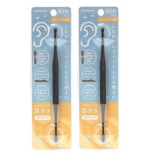【まとめ買い】GREENBELLグリーンベル新形状で耳垢をキャッチしなやかにフィット2WAYタイプ(スプーン&..