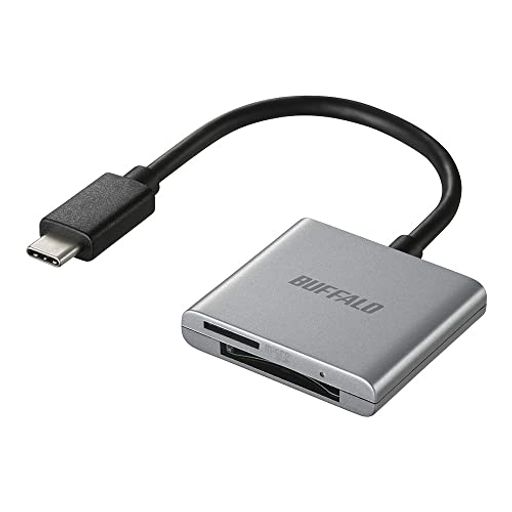 バッファロー USB3.2Gen1 Type-C カードリーダー 2-in-1 BSCR115U3CSV
