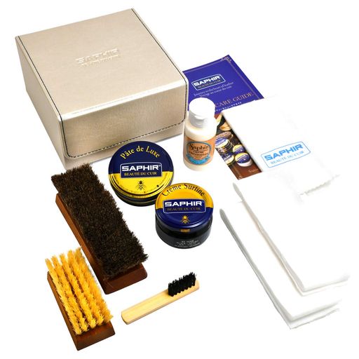 [サフィール]鏡面磨きまでできる靴磨きキットスペシャルシューシャインセットCクリーム1色父の日就職祝..