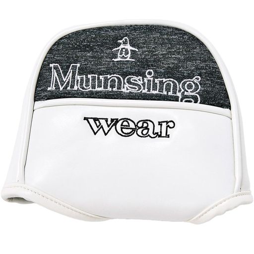 [マンシングウェア]定番パターカバー異形ヘッドマグネット式ゴルフMQBXJG52WH00(ホワイト)