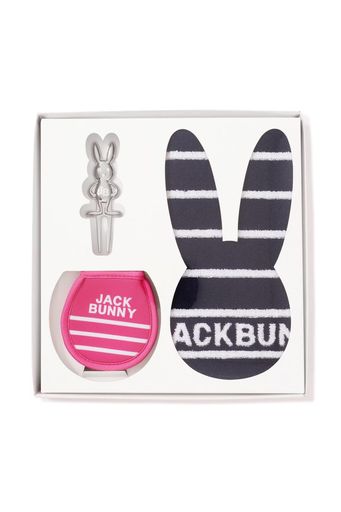 [ジャックバニー]継続定番商品ギフトセット(タオル・グリーンフォーク・ボールポーチ)/ゴルフ/262-4984..