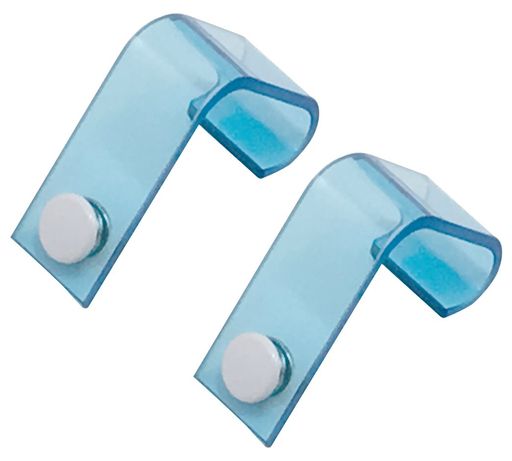 ナビスベッド用フタ付き与薬袋専用フックホルダーブルー2個入り/0-1255-02