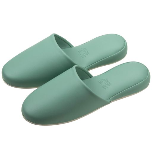 [スリッパ]歩きやすい[ニッポンスリッパ]グリーン緑26cm348693スリッパルームシューズ拖鞋室内来客用にも
