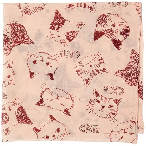 [ノアファミリー]ハンカチハンカチーフ1丁目のねこレディース