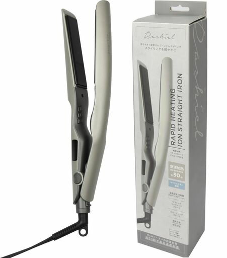 エステエールヘアアイロンストレート急速加熱カール濡れ髪okセラミックフローティングプレート傷まない..