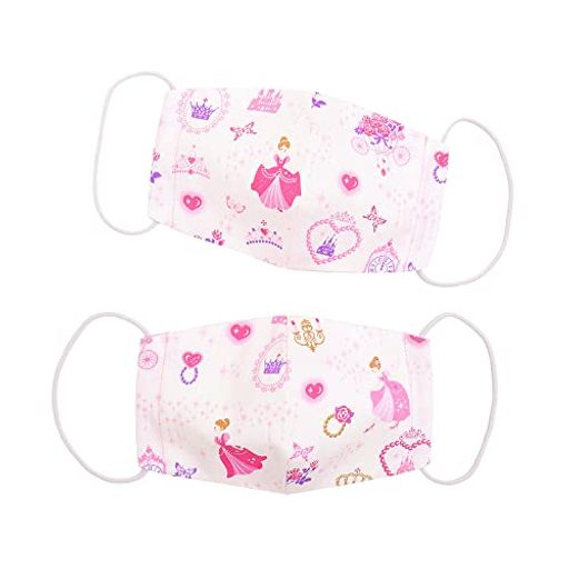 COLORFULCANDYSTYLEマスク2枚セット子供用銀イオン抗菌ガーゼプリンセスドレスで彩るパウダールーム(ホ..