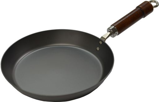 サイズ(約):全長43x奥行24x全高10.7cm 本体重量(約):1420g 素材・材質:本体/鉄(冷間圧延鋼板)、ハンドル/木、本体の表面仕上げ/特殊熱処理(窒化) 生産国:日本 対応熱源:ガス火、IH対応